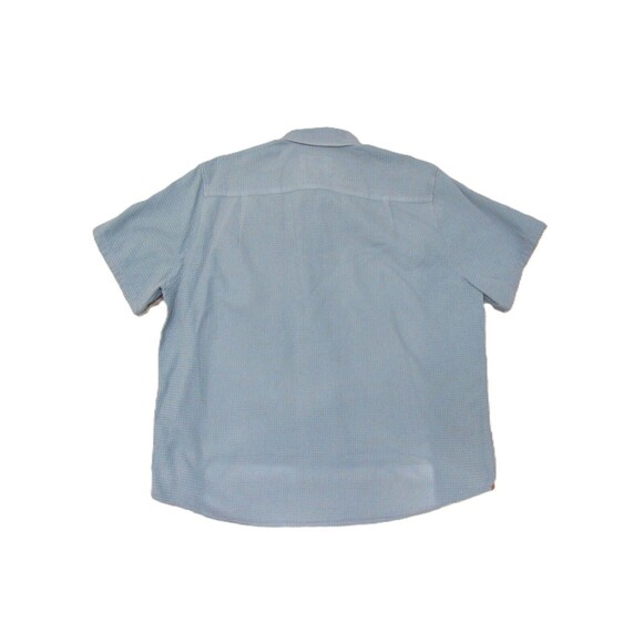 32 Bar Blues Shirt Mens XL Blue Orange Polka Dot Short Sleeve Button Up Casual - Picture 8 of 10